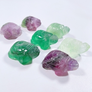 Tortue en cristal naturel, modèle de tortue en <span class=keywords><strong>fluorite</strong></span>, sculptée, petite tortue pour <span class=keywords><strong>la</strong></span> décoration de <span class=keywords><strong>la</strong></span> maison, 1 pouce, g - Product Image 5