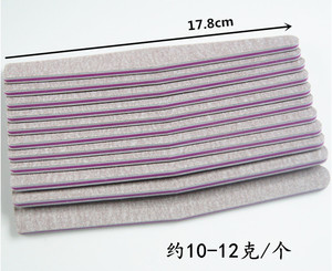 Lime à ongles zébrée en forme de diamant, grain 80 100 120 150 180 240 320, outil de manucure en émeri - Product Image 2