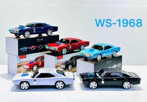 Wster WS-1968 dodger Challenger xe hình không dây màu xanh răng loa với TF USB FM rảnh tay TWS LED hiển thị LED ánh sáng - Product Image 4