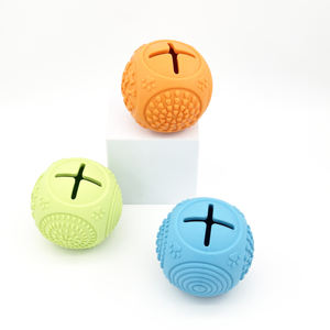 Fabricante Magic Rolling <span class=keywords><strong>Dog</strong></span> Ball Toy Alimentador lento interactivo Dispensador de golosinas para masticar Hecho de goma duradera - Product Image 4
