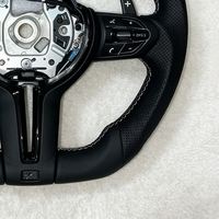 Volant de voiture sport en cuir noir complet pour BMW M3 M4 M5 M6 F30 F10 F15 X3m F97 F20 F22 F25 F31 F32 F34 F80 F84 F87