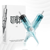 Agujas para Tatuajes STALYX SE Estándar, Económicas, de Acero Quirúrgico, Esterilizadas con Gas EO, Paquete de 20 Unidades