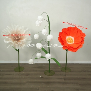 Flores Artificiales de Organza y Seda Ecológicas DKB, Flores de Papel Artificiales para Decoración de Bodas y Eventos - Product Image 2