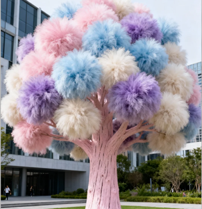 Fireworks Tree Giant Simulated Decorative Display for Mall, Hotel, and Outdoor Ambience