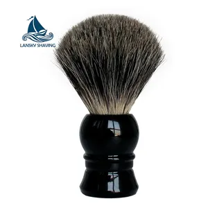 Inzepen Goedkope 26Mm Pure Silvertip Dassenhaar Shave Brush