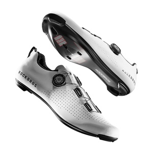 ROCKBROS <span class=keywords><strong>Scarpe</strong></span> <span class=keywords><strong>da</strong></span> Ciclismo su Strada Unisex di Alta Qualità con Suola in Fibra di Carbonio, <span class=keywords><strong>Scarpe</strong></span> con Aggancio Traspiranti <span class=keywords><strong>da</strong></span> <span class=keywords><strong>Corsa</strong></span> per Ciclisti - Product Image 1