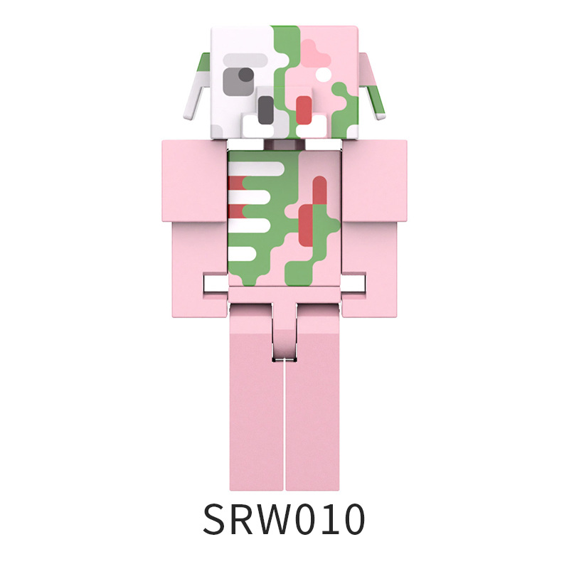 Srw010 cerdo zombie-manos y pies móviles-magnético