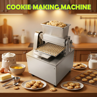 Nouvelle machine extrudeuse automatique de biscuits, équipement de formage industriel en acier inoxydable, production de boulangerie, 220v/380v, 1 an de garantie