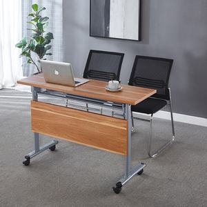 Muebles de Oficina Modernos y Sencillos, Mesa de Conferencias Moderna y Sillas, Escritorio Plegable, Mesa Plegable, Juego de Mesa Plegable para Sala de Reuniones - Product Image 1