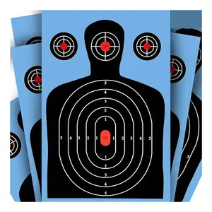 छींटे लक्ष्य प्रतिक्रियाशील शूटिंग लक्ष्य कागजात शूटिंग लक्ष्य सिल्हूट