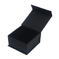 Boîte rigide en papier avec fermeture magnétique, personnalisée, de luxe, noire, avec insert en EVA, pour 6, 8, 9 ou 10 flacons de 1 ml ou 2 ml, pour découverte de parfums