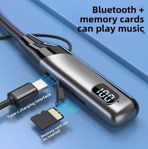 Nouvelle Tendance V5.4 Écouteurs Bluetooth sans fil à tour de cou, étanches, pour le sport, avec affichage numérique LED - Product Image 3