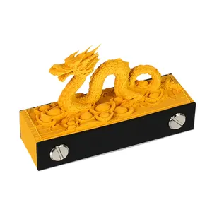 12 ราศีจีนรูปสัตว์กระดาษของขวัญราคาถูก DIY Papercraftฉีกขาด Decompression กระดาษของเล่นโน้ตบล็อก Cube 3D Memo Pad