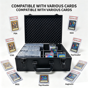 Boîte de rangement pour cartes gradées à 3 rangées, étui premium pour cartes à collectionner, étui pour cartes sportives gradées PSA, étui pour cartes PSA SGC CSG BGS DSG HGA - Product Image 6
