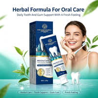 Pâte dentifrice à base d'extraits végétaux, formule douce, 120g, pour le soin des dents et des gencives, haleine fraîche, pour une hygiène bucco-dentaire quotidienne