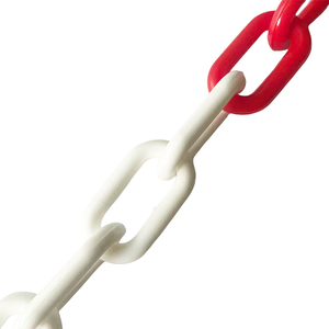 Venta al por mayor <span class=keywords><strong>de</strong></span> eslabones <span class=keywords><strong>de</strong></span> cadena <span class=keywords><strong>de</strong></span> seguridad <span class=keywords><strong>de</strong></span> plástico rojo y blanco para el control <span class=keywords><strong>de</strong></span> multitudes - Product Image 2