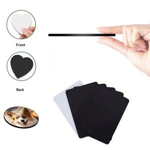 Autocollant de réfrigérateur personnalisable par transfert thermique, rectangulaire, carré, en forme de cœur, circulaire - Product Image 1