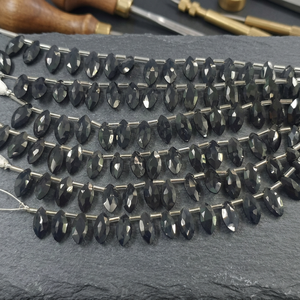 Cuentas de Diamantes Naturales Amarillos de Alta Calidad, en Forma de Lágrima, Facetadas, para Joyería - Product Image 2