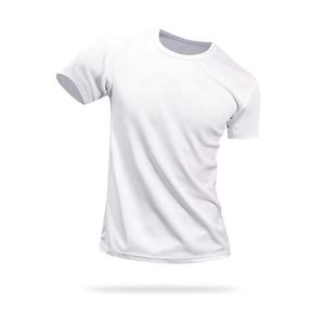Venta al por mayor de camisetas de secado rápido en blanco Personalice su logotipo Impreso Poliéster Impreso Elección de hombres y mujeres Camisetas baratas - Product Image 2