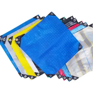 Bâche PE 2024 poly bâche avec tissu de protection UV bâche bleue couvre le tissu
