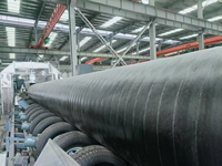 Tuyaux isolants préfabriqués directement de l'usine, isolés par injection de polyuréthane, en polyéthylène soufflé, gainés d'acier, pour extérieur, à faible coût