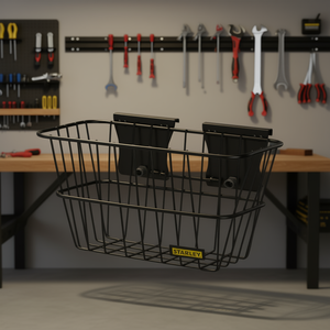 Panier mural Stanley Cestello pour rangement d'outils, en fil métallique noir - Product Image 3