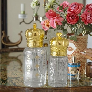 Logo personnalisé Bouteilles en verre de style Dubaï 3ml 6ml 12ml Bouteille vide de <span class=keywords><strong>parfum</strong></span> d'huile essentielle avec bâton en verre et bouchon en métal - Product Image 1