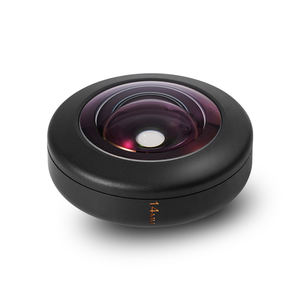 Objectif Fisheye universel GiAi pour <span class=keywords><strong>téléphone</strong></span> <span class=keywords><strong>portable</strong></span>, ultra grand angle 14 mm, 200 degrés, pour étui <span class=keywords><strong>de</strong></span> calibre 17 mm - Product Image 2