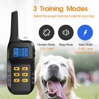 Großhandel Hochwertige Vibration Wasserdichtes wiederauf lad bares Shock Dog Trainings halsband mit Fernbedienung