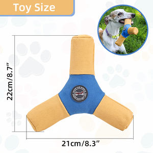 Toptan hafif tuval köpek oyuncak dayanıklı güçlü çiğneme açık oyun oyuncak köpek çiğnemek interaktif köpek oyuncak - Product Image 3