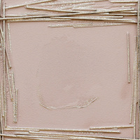 Meilleures ventes : Peintures murales décoratives 3D faites à la main, abstraites, géométriques, sur fond rose, avec bâtonnets en bois, pour salon