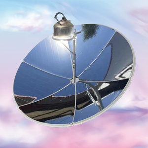 <span class=keywords><strong>Four</strong></span> <span class=keywords><strong>solaire</strong></span> en acier SANWEI 150 cm, cuisinière <span class=keywords><strong>solaire</strong></span> à chauffage rapide, température de point focal élevée de 1100, puissance de 1800 W, zone réfléchissante de 1,8 m - Product Image 1