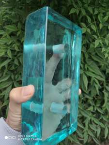 Ladrillo <span class=keywords><strong>de</strong></span> cristal para <span class=keywords><strong>techo</strong></span>, cristal <span class=keywords><strong>de</strong></span> colores sólidos, transparentes, <span class=keywords><strong>de</strong></span> alta calidad, 200x100x50mm - Product Image 5