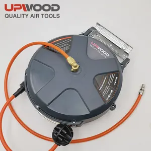 UW-DQ810 8*12mm Pipe 10M Air Hose Reel Air Operated Automatic Retractable Pneumatic Hose Reel