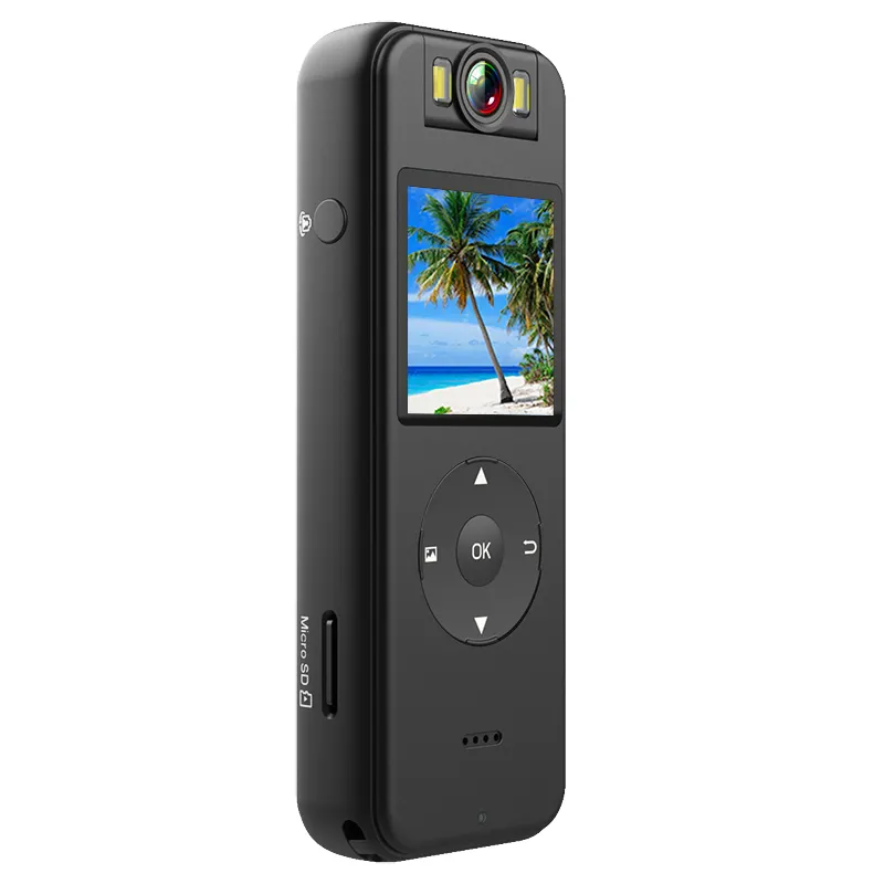 4K Ultra HD Pocket Action Kamera 180 Drehbarer Vlog WLAN Mini-Sportcam Nachtsichtgerät Reisefahrrad-Fahrer-Recorder