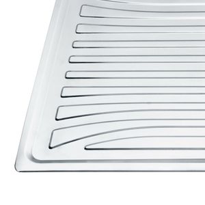 LS-12050 Meilleur Vente <span class=keywords><strong>Layon</strong></span> ou Insérer Bord Pressée Éviers De Cuisine double Bol avec Égouttoir Évier <span class=keywords><strong>prix</strong></span> Pas Cher Sans clips - Product Image 6