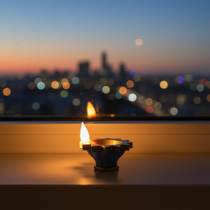 Floating Flower-Shaped LED Candles Eco-Friendly & Safe Small Electronic Oil Lamps Diwali Prayer & Home Decoration - Product Image 4