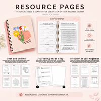 Diario Personalizado de Salud Mental, Sé Amable con Tu Mente, Cuaderno Guiado para el Autocuidado, Planificador Diario de Gratitud en Espiral, Regalo para Oficina o Escuela