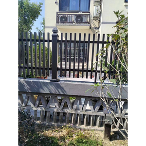 Chất lượng cao sơn tĩnh điện DIY nhôm tường cố định louver hàng rào tấm nhôm màu đen louvered hàng rào - Product Image 5