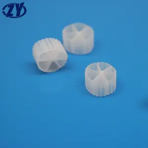 高品質PE10 MbbrバイオメディアPE05バイオフィルター水槽用ろ過材Mbbrバイオメディアの種類Mbbr下水処理プラント - Product Image 1