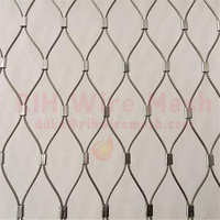 Filet de câbles en acier inoxydable flexible SUS 304 pour sécurité d'escalier et enclos de zoo – Vente directe usine