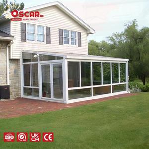 Invernadero de Jardín Moderno, Independiente, de Vidrio, para 3-4 Estaciones, para Patio, <span class=keywords><strong>Terraza</strong></span>, Balcón - Product Image 1