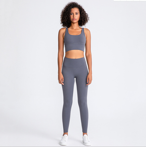 20 colores disponibles de alta calidad otoño entrenamiento conjuntos mujeres Fitness <span class=keywords><strong>ropa</strong></span> de Yoga <span class=keywords><strong>ropa</strong></span> - Product Image 4