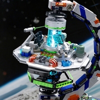 Vente en gros 00009 CPSIA Ensemble de blocs de construction éducatifs en plastique de 1792 pièces Modèle de station spatiale pour les âges 13-14 ans et plus