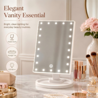 Miroir de Maquillage LED Tactile Dimmable Personnalisé à Marque Blanche pour Salon de Beauté, Spa, Hôtel – Miroir de Table de Vanité