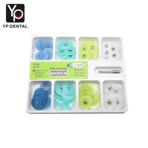 2024 <span class=keywords><strong>prix</strong></span> de gros d'usine 1 boîte 40 pièces 4 couleurs ensemble de disques de polissage dentaire orthodontique - Product Image 6
