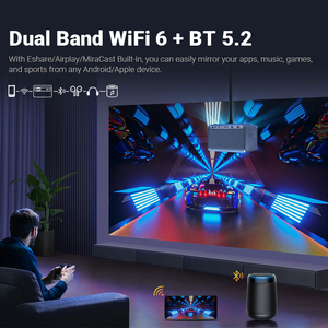 Videoproiettore Hotack L015 Full HD 1080P per Home Theater Proiettore Intelligente <span class=keywords><strong>Android</strong></span> Wireless per Telefono Portatile Beamer LCD 4K - Product Image 5