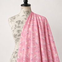 Nouvelle Arrivée Tissu Popeline de Coton Biologique Tissé à Imprimé Floral Respirant Personnalisable OEM pour Robes et Chemises d'Enfants, Artisanat de Confection