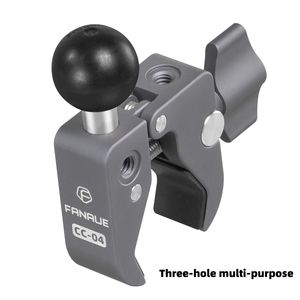 Pince en forme de super crabe en alliage d'aluminium FANAUE guidon de vélo à rotule grand Angle de 1 pouce avec pince à crabe à double prise - Product Image 2