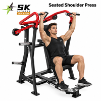 Machine de musculation commerciale SK à charge libre pour presse à épaules assise, équipement d'entraînement de force des bras indépendants pour centre de fitness